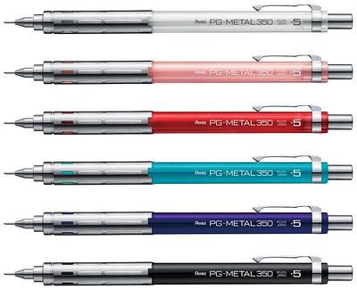 Pentel PG-Metal 350 Mechanical Pencil - 0.5 mm - Clear White