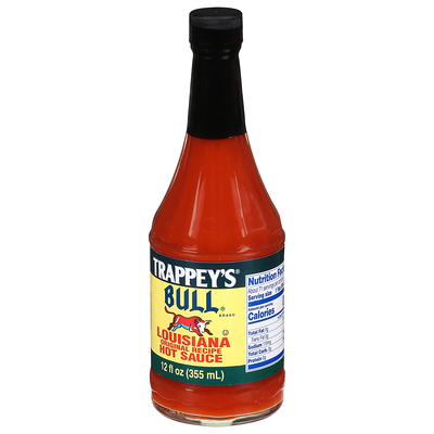 24 PACKS : Trappey's Bull Louisiana Hot Sauce 