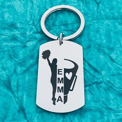 Cheer Keychains for Girls Bling Cheerleader Backpack Keychain Cheer Bag  Charms 