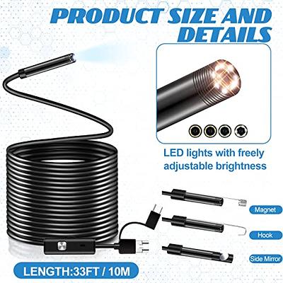 Endoscope borescope caméra Inspection tube 10m 4 Led USB