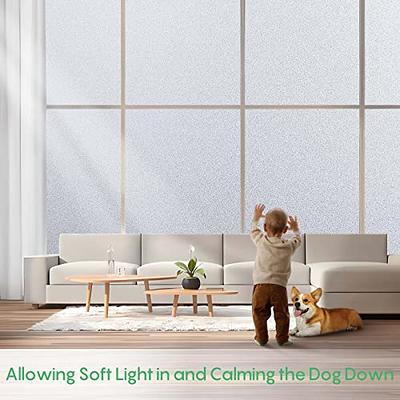 Coavas Window Privacy Film: Frosted Glass Window Film Decorative Window  Clings Opaque Static Cling Winter Stickers Heat Insulation Sun Blocking  Door