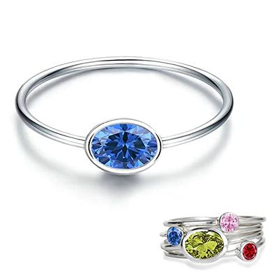 Gold Dual Birthstone or Opal Ring – LE Jewelry Designs