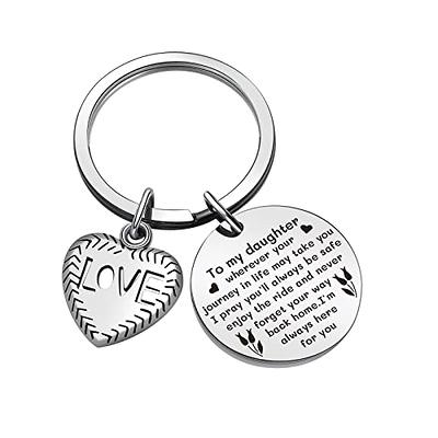 Heiheiup You 26 Keychain I Christmas Forget To Daughter-in-law My Ornaments  Letters Love Never Keychains Key Ring Bracelet Bulk