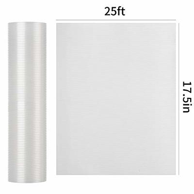 BAKHUK Shelf Liner for Kitchen Cabinets, 17.5 Inches x 25 FT, Non Adhesive Cabinet  Liner, Double Sided Non-Slip Drawer Liner, Washable Refrigerator Mats for  Pantry Cabinet, Storage, Clear Ribbed - Yahoo Shopping