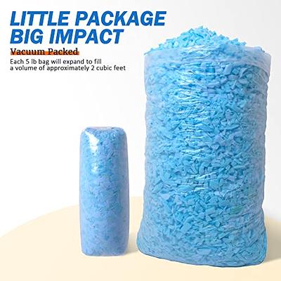 Amorstra Bean Bag Filler Shredded Memory Foam Filling 10 Pounds, Pillow  Stuffing Bean Bag Refill Material for Pouf Ottoman Couch Cushion Dog Bed  Stuffed Animals and Art Crafts - Blue - Yahoo Shopping