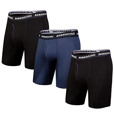 Stafford Dry + Cool Breathable Mesh Big Mens 4 Pack Boxer Briefs