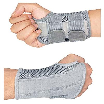 Wrist Brace for Carpal Tunnel Night Wrist Sleep Support Splint with  Compression Sleeve Adjustable Straps for