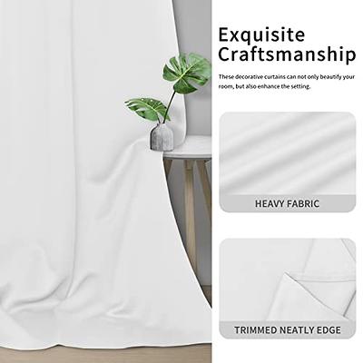 Easy-Going Blackout Curtains for Bedroom, Solid Thermal Insulated