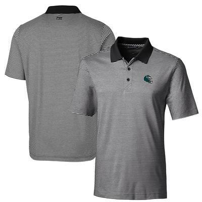 Baltimore Ravens Cutter & Buck Big Tall Forge Tonal Stripe Polo - Gray