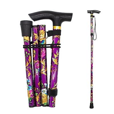 Walking Cane for Men and Walking Canes for Women Special Balancing - Cane  Walking Stick Have 10 Adjustable Heights - self Standing Folding Cane,  Portable Collapsible Cane, Comfortable and Lightweight 