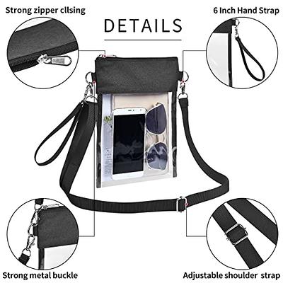 Clear Bag Stadium Approved - Clear Crossbody Purse Bag, with