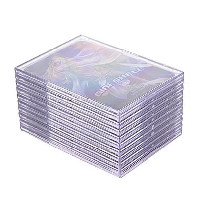 Kitguard Trading Card Storage Box with 200 Hard Plastic Card Sleeves,Water  Resistant Sports Card Case for 3 x 4 35pt Card Holder Compatible with  600+ Top Loaders - Yahoo Shopping