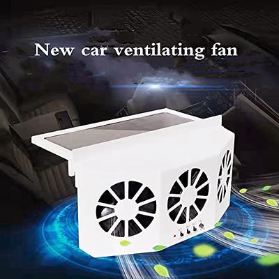 Newest Solar Powered Car Ventilator, Solar Powered Car Exhaust Fan, Car  Radiator,Eliminate The Peculiar Smell Inside The Car and Can Be Used for