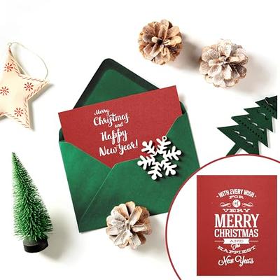 Red Discount Card Stock for Christmas cards, invitations and