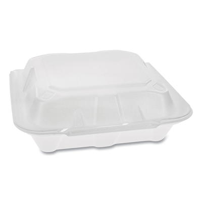 Hefty Supreme Containers, Hinged Lid, 3 Compartment - 125 containers