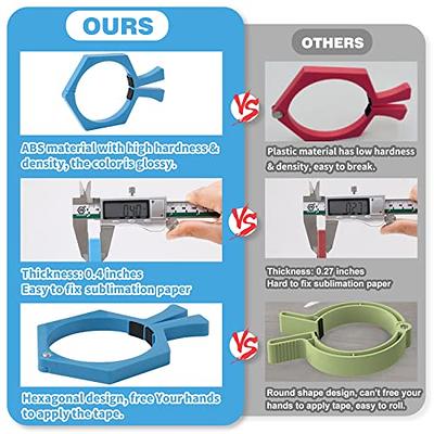 2 Pinch Perfect Clamp and 1 Sublimation Blanks Tumblers Width Measuring  Ruler, Perfect Tool 