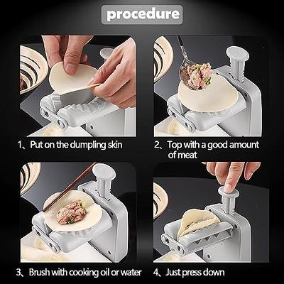 Aieve Empanada Maker Press, 3-In-1 Dumpling Maker with Filling