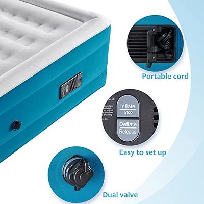  AIRELAX Queen Air Mattress Odor Free, Blow Up Mattress Built in  Automatic Pump, Adjustable Double High Air Bed Inflatable to 18 Inches for  Camping Travel or Extra Bed, 78x60 : Home