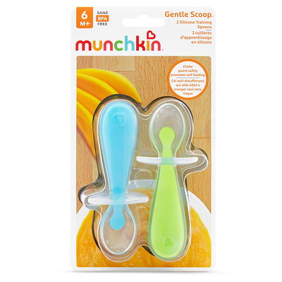 Munchkin Gentle Scoop Spoon, Blue/Green, 2 Count - DroneUp Delivery