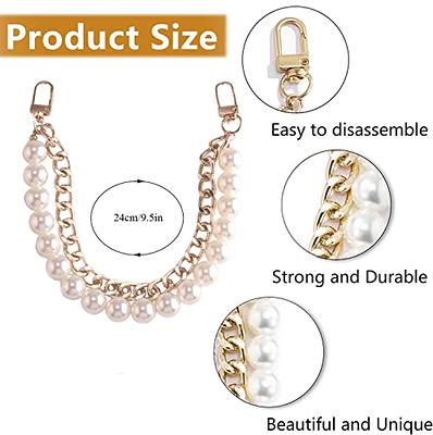  Xiazw Elegant Bead Pearl Handle Strap Chain Charms