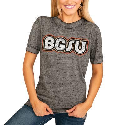 Women's White Bowling Green St. Falcons Bold Type Easy T-Shirt