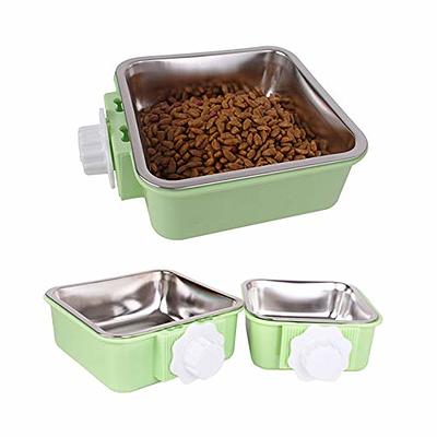 water dish for dog crate Small Dog Food Bowls Dog Feeder Cage Cat Feeder  Puppy