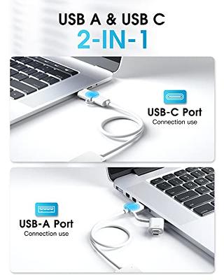 Anker 4-Port USB 3.0 Hub, Ultra-Slim Data USB A Hub with 2 ft Extended  Cable [Charging Not Supported], for MacBook, Mac Pro, Mac Mini, iMac,  Surface