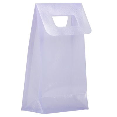 Jam Frosted Lunch Bag, 4.75x8.25x2.5, Clear, 1/Pack, Medium, Size: 4.75 x 8.25 x 2.5