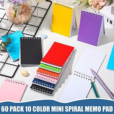 wavamawa Pocket Notebooks Set of 12, Small 3x5 Spiral Notepads, Office  Style Mini Notebook, Small Notepad Pocket Size, Memo Pads for Home,  College