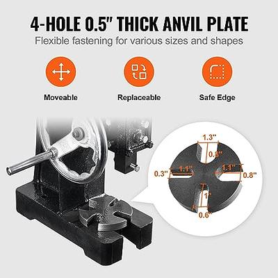 VEVOR Arbor Press 1 Ton Manual Arbor Press 5.9 Maximum Height Cast Iron Heavy-Duty Manual Desktop Arbor Press Precision Hand Press for Stamping