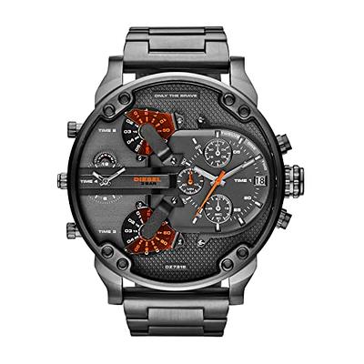 Diesel Men's Mr. Daddy 2.0 Quartz Gunmetal Stainless Steel Watch 57mm