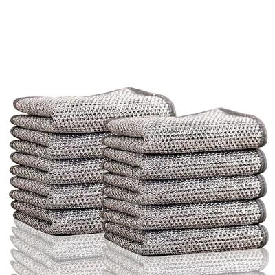 Stellaya Wire Dishwashing Rags,Stellaya Multipurpose Wire Dishwashing Rags  for Wet and Dry,Magnifying Wire Dishwashing Rag,Non Scratch Wire Dish Cloth  (6pcs) - Yahoo Shopping