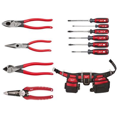 Milwaukee 7.75 in. Combination Electricians 6-in-1 Wire Strippers Pliers  48-22-3079 - The Home Depot