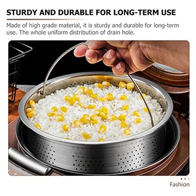 Steamer Pot Stainless Steel 2 Tier - 28cm Steamer Pot w/Glass Lid Food Veg  Cooker Pot Cooking Pan Steaming Pot Dim Sum Cookware Steamer For Kitcken