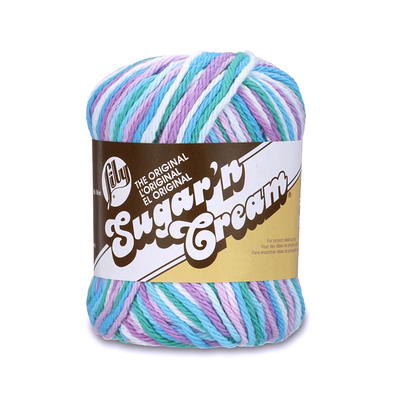 Lily Sugar'n Cream Worsted Cotton Ombre Yarn 6 Bundle by Lily