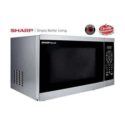 Sharp Countertop Microwave - 0.9 cu. ft. - 900 W - Stainless Steel