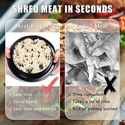 Chicken Shredder Bowl Twist Tool | Meat Shredder Alternative to Bear Claws  | 7.9-Inch Dishwasher-Safe Shredder for Pulled Pork, Chicken, and Beef