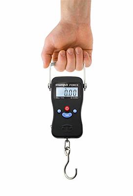 Digital Fish Scale Hanging Scale Fishing Scale, SKEAP 110lb/50kg Luggage  Scale,Fish Weighing Scale, Upgrade Large Handle & Backlit LCD Display