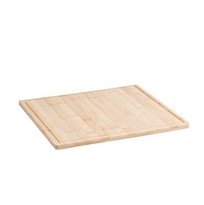 Natural Wood Fiber Cutting Board Rectangular Chopping Block Juice Grooves  Tray L