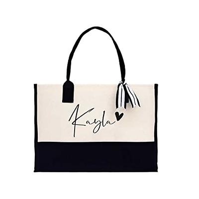 Custom Tote Bag, Personalized Logo Printed Name Shopping Bag - Yahoo  Shopping