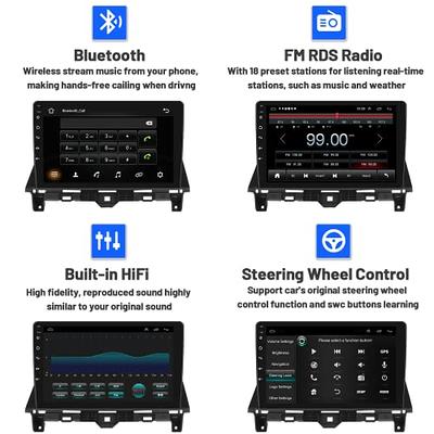  Hikity 10.1 Android 11 Car Stereo for Honda Accord 8th 2008  2009 2010 2011 2012 2013 Wireless Carplay Android Auto GPS Navigation  Stereo WiFi RDS Bluetoot Radio with 2GB Ram 32GB ROM : Electronics