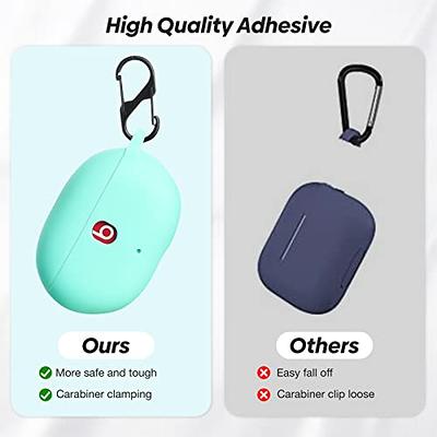  VISOOM Compatible with Beats Studio Buds 2021 Case, Silicone  Soft Carrying Cases Protective Wireless Charging Cover Skin with Beats  Studio Earbuds Accessories Keychain for Women&Girls : Electronics