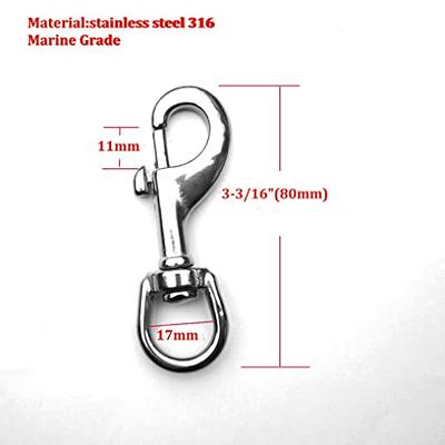 316 Stain Hook Dog Leash Clip 101MM 