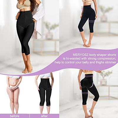 MERYOSZ Butt Lifter for Women Thigh Slimmer Shapewear High Waist Trainer  Panties Tummy Control Body Shaper Compression Shorts (Black, 2XL) - Yahoo  Shopping