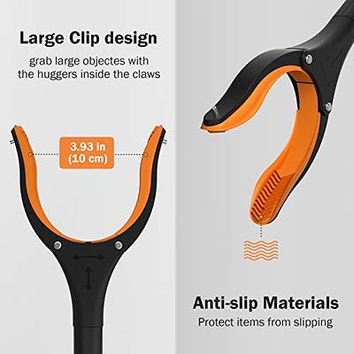 EZPIK® Folding Grabber Reacher 43 Inch + Magnets, Grabbers for Elderly Grab  It Reaching Tool Heavy Duty, Trash Grabber Tool, Reacher Grabber Pickup  Tool with Rotating Head and Extra Long Handle 