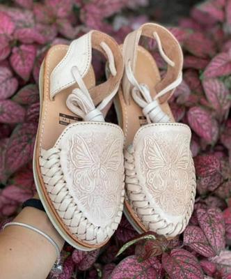 Quetzaly Mexican Sandals - Mexican Flats - Slip On Sandals - Mexican Artisanal Sandals - Huaraches Artesanales - Huaraches Mexicanos