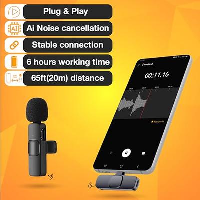 Lavalier Lapel Microphone for Android Phone with Type C Connector