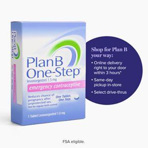 Plan B one-step emergency contraceptive 1ct.