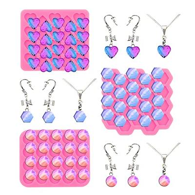 3Pcs Set Glossy Mini Silicone Mold Mini Heart/Hexagon/Circle for Ear Studs  Tiny Resin Mold Epoxy Resin Casting Mold for DIY Earrings Jewelry Making  Crafts Small Size - Yahoo Shopping