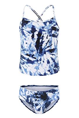 2-piece Swim Set - Dark blue/tie-dye - Kids